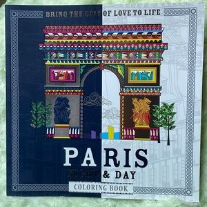 Paris Adult Coloring Book Night & Day - Bring the City of Love to Li…